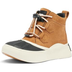 Sorel unisex-child Out N About IV Classic Waterproof (5 Big Kid, Taffy/Black)