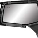 K SOURCE Snap & Zap 80930 Custom Fit Towing Mirror for 2019-2024 Silverado 1500, Sierra 1500, Patented