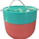 Robbins Aria Soup and Ramen Travel Bowl  Leakproof with Lid. Office, home, school lunch, college dorm, and gifts. Keep hot or cold. Pink