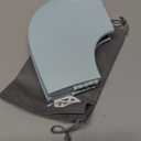 Jool Baby Folding Travel Potty Training Seat for Toddlers, Fits Round & Oval Toilets, Non-Slip Suction Cups, Includes Free Travel Bag (Aqua)