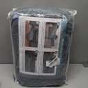 H.VERSAILTEX Real Velvet Plush 3 Piece Stretch Sofa Covers Couch Covers for 2 Cushion Couch Sofa Slipcovers Width Up to 90 Inch Feature Thick Soft Stay in Place (Large Sofa, Stone Blue)