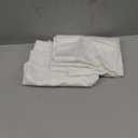 Amazon Basics 400 Thread Count Cotton Pillow Case, Standard, 30" L x 20" W, White - Set of 2, Pillows Not Included