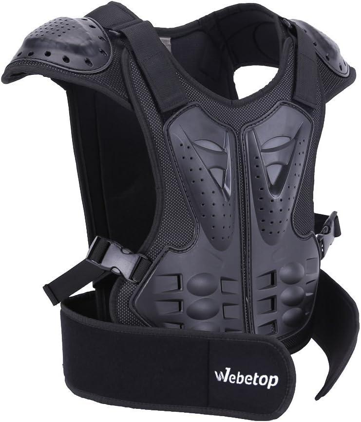 Webetop Kids Chest Protector Motocross Chest Protector Youth Dirt Bike Body Chest Spine Protector L