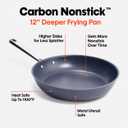 Misen Deeper Carbon Nonstick™ Skillet - Nitrided Carbon Steel - 12 Inch