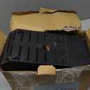 20 Slot Knife Block Storage without Knives,Acacia Wood Universal Knife Holder for Kitchen Countertop,Large Butcher Block Organizer,Easy Kitchen Knife Storage (Black)