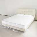 2 Pack Covers for Furniture, Waterproof Couch & Bed Sofa Cover Protector, Loveseat Storage Cover, Extra Large Plastic Sheet 106" x 146"