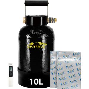 Filterelated Deionized Water System for Car Wash, Comes with 10L Brand Resin,Spotless Water Spot Remover Filter, Fit for Cars/RVs/Motorcycles/Solar Washing