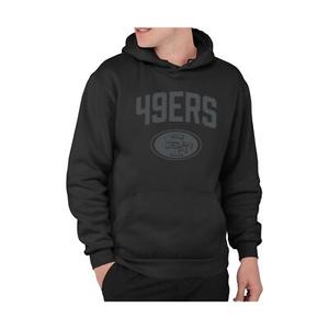 NFL team apparel, 49ers Black Hoodie Size Medium