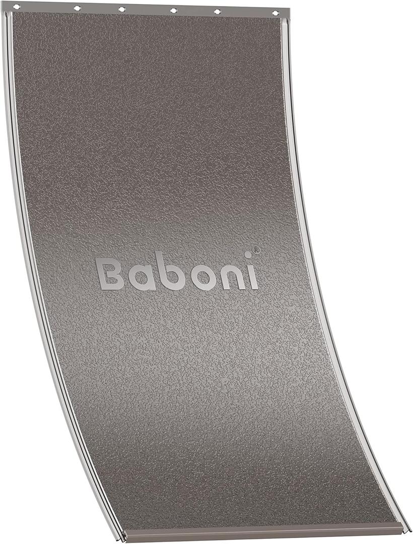 Baboni Replacement Flap for Baboni Metal Dog Doors Including Screws,Brown Magnetic Strip,X-Large (23 19/32 in x 13 19/64 in)