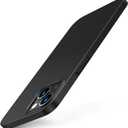 TORRAS Slim Fit for iPhone 13 Mini Case, Ultra-Thin Velvety Touch Secure Grip Case, Scratch-Resistant Slim Hard Plastic iPhone Mini 13 Case Cover,Matte Black