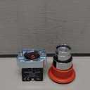 Noark Pushbutton Non-Illuminated, Ex9PB, Push On/Twist Off 40mm Mushroom Head, Red, 2NC 1200456 Ex9PBS544