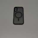 CANSHN Magnetic for iPhone 16 Case, Upgraded [Full Camera Protection] [Compatible with Magsafe] [Translucent Matte] Shockproof Protective Phone Case for iPhone 16 - Black