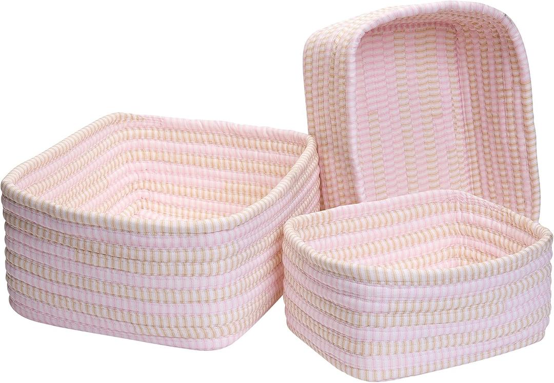 Kya Fabric Nesting Basket Set - 13" x 10" x 6"