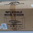 20Ft Outdoor Inflatable Movie Screen Double-Sided Projection, with Build-in Air Blower Storage Bag, Easy to Set up, Perfect for Backyard Movie Nights, Themed Parties, and Other Celebrations