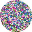 YHYPOCI 100g 7mm Fake Sprinkles Polymer Clay Sprinkles Fake Candy Sprinkles Resin Sprinkles Clay Slices for Craft Sprinkles Decoration Scrapbook DIY Nail Art
