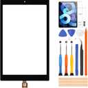 Touch Digitizer for Amazon Fire HD 10 (2019) M2V3R5, for Amazon Fire HD10 9th 2019 Touch Screen Replacement for Amazon Kindle Fire HD 10 9th Touchscreen Front Glass Panel with Kit (not LCD Display)