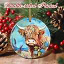 Christmas Ornaments, Cow Ornament, Christmas Tree Ornaments, Xmas Decorations, Holiday Decorations, Gifts for Cow Lovers, Holiday Party Gifts, and Xmas Gift Ideas