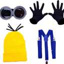 ASVP Shop Goggle Glasses With Strap For Costume Perfect For Cosplay, Halloween And Dress Up Parties