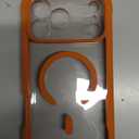 Diaclara Magnetic Designed for iPhone 17 Pro Max Case Full Body Bumper,[Compatible with MagSafe] Military Drop Proof Cover with Built-in Touch Sensitive Anti-Scratch Screen Protector,Orange