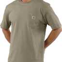 Carhartt Men's Loose Fit Heavyweight Short-Sleeve Pocket T-Shirt  (Large)
