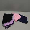 CAILECOTTON Women's Underwear Cotton High Waisted Hipster Panties Soft Stretch Breathable Everyday Brief 5 Pack, 2XL