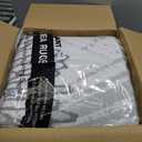 WITSHOCK 9x12 Washable Rug for Living Room,Modern Floral Distress Print Pattern Area Rugs,Stain Resistant with Non Slip Backing Carpet for Dining Room,Bedroom & Home Decor,Grey White