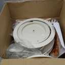 Astercook 23 Pcs Pots and Pans Non Stick Ceramic Cookware Set Detachable Handle, RV Stackable Kitchen Cooking Set Removable Handles, Oven Safe, Induction Ready, Cream White