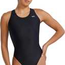 TYR Womens Tyreco Maxfit Swimsuit (Black, XL)