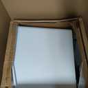 Rubbermaid Commercial Products ProSave Shelf-Storage Ingredient Bin With Scoop, 600-Cup capacity, Plastic, White, Sliding Lid, Container with Wheels for Kitchen/Restaurant Food Organization