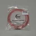 eatelle Vinyl Bulb Translucent Shower Door Seal for 5/32" (4mm) Gap with Pre-Applied 3M Tape, Adhesive Bathroom Strip for 3/16" Thick and UP(1/4, 3/8, 1/2 Glass) 95 Inch Long