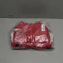 KYEESE Dog Coat Soft Pet Sweater for Cold Weather Warm Pet Winter Puffer Coat with Leash Hole Waterproof Dogs Jacket with Fleece Lined Windproof Dog Coats for Small Dogs Thick Pets Clothes with Pocket (Large, 02# Red)