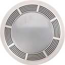 Broan-NuTone 750 Round Fan and Light Combo for Bathroom and Home, White Grille with Glass Lens, 100-Watts, 3.5 Sones, 100 CFM
