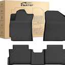 Cartist Floor Mats Custom Fit for Kia Forte 2019-2024 All Weather Floor Liners for Forte Accessories, 1st & 2nd Row, Heavy Duty TPE Waterproof