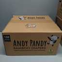 Andy Pandy Disposable Diapers Newborn, White, 8-16 lbs, 108 Count