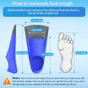 Gintenco Swim Fins, Kids Swim Training Fins for Lap Swimming, Travel Size Flippers with Mesh Bag, Silicone Swimming Fins for Kids XS(Jr 13-1.5)