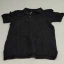 The Children's Place Boys' Uniform Short Sleeve Pique Polo (Medium, Black)