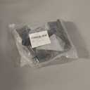 6 Inch T Strap Heavy Duty Gate Hinges | Shed Door Hinge for Wood Fence with 2.8mm Thickness | Barn Door Outdoor Black Gate Hinges Heavy Duty for Vinyl Fences and Garage | Rust Proof with 26.1mm Screws