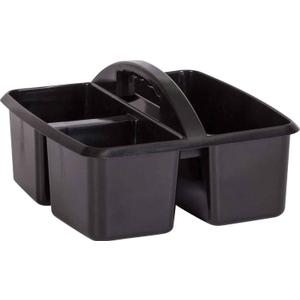 Teacher Created Resources Black Plastic Storage Caddy (1 Count (Pack of 1))