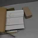 Lotus & Windoware Cordless, 2 Inch Faux Wood Blind, 23" Wide x 96" Long, Window Blinds, Blinds & Shades, Blinds for Indoor Windows, Embossed, Bright White