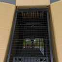 2 Packs Humane Rat Trap Outdoor Mouse Traps Indoor Use, Rodent Chipmunk Traps for Small Live Animal Catch and Release - Black