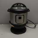 Instant Pot Duo Crisp 11-in-1 Air Fryer and Electric Pressure Cooker Combo with Multicooker Lids that Fries, Steams, Slow Cooks, Dehydrates,Free App With Over 800 Recipes, Black/Stainless Steel, 8QT