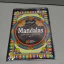 ViSnezh Adult Coloring Book: Unique A4 Mandalas for Women - Stress Relief, Hardback Spiral Bound, Thick Paper