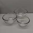Pyrex Essentials (3-Piece) Glass Mixing Bowls Set For Prepping, Baking and Cooking, Preheated Oven, Dishwasher, Freezer, and Microwave Safe