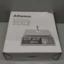 88lb/40kg Commercial Food Scale, Digital Price Computing Scale with Counting Feature, Outdoor Market Food Scale Dual LCD for Farmers Markets, Butchers, Retail Stores