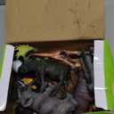 Safari Animals Figures Toys, Realistic Wild Zoo Animal Figurines, Plastic African Jungle Animals Playset for Kids Toddlers, 21Pcs Safari Toys Birthday Gifts for Boys Girls