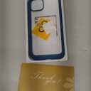 Miracase Glass Series Designed for iPhone 14 Plus Case 6.7 inch, 2023 Upgrade Full-Body Clear Bumper Case with Built-in 9H Tempered Glass Screen Protector and Camera Lens Protector,Blue