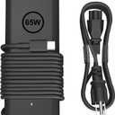 65W USB C AC Adapter Laptop Charger Compatible with Dell Latitude 3450 5520 7420 5420 5550 5450 5440 5430 5540 5530 7440 Inspiron 14 16 XPS 13 Chromebook 3100 Computer Type C Power Cord