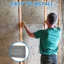 300 Pcs 16 Inch Insulation Support 16  Wire Insulation Support Wire, 1095 Carbon Steel Metal Insulated for Ceiling Attic (Black)