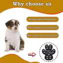 VALFRID Dog Paw Protector Anti-Slip Grips to Keeps Dogs from Slipping On Hardwood Floors,Disposable Self Adhesive Resistant Dog Shoes Booties Socks Replacement XXXL 24 Pieces