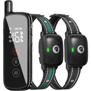 Heaflex Electric Dog Training Collar with a 2600FT Remote Range, Rechargeable and Waterproof, Features 3 Training Modes and Security Lock for Dogs of All Breeds and Sizes